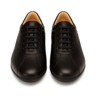 Mens Mezlan Luka Calf & Deerskin Sneaker in Black