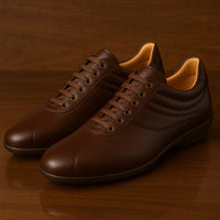 Mens Mezlan Luka Calf & Deerskin Sneaker in Black