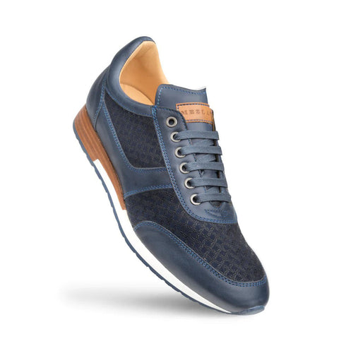Mezlan Maxim Calfskin Sneakers Blue (9463)
