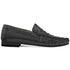 Mezlan Ostrich Dress Moccasin Black (RX612)