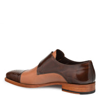 Mezlan Lizard Cap Toe Derby
