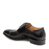 Mens Mezlan Republic Calfskin Cap Toe Blucher Dress Shoe in Black