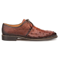 Mezlan Tillson Ostrich Plain Toe Blucher Brandy (4732-S)