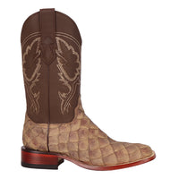 Mink Matte Pirarucu Cowboy Boots