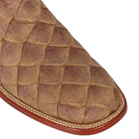 Mink Matte Pirarucu Cowboy Boots