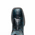 Marco Di Milano Missouri Black / Blue Python Square Toe Cowboy Boots