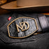 Marco Di Milano Montana Belt Black Leather Loafer