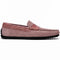 Zelli Monza Suede and Caiman Crocodile Driving Shoes in Candy