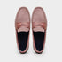 Zelli Monza Suede and Caiman Crocodile Driving Shoes in Candy