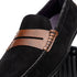 Zelli Monza Suede & Calfskin Driving Loafers in Black / Chestnut