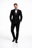 Black Double Breasted Tuxedo with Shawl Lapel