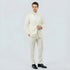 Ivory Tuxedo with Satin Notch Lapel – Wedding and Prom