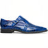 Marco Di Milano Napoli Electric Blue Leather Shoe