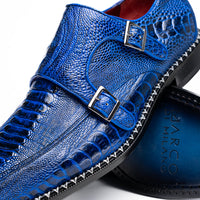 Marco Di Milano Napoli Electric Blue Leather Shoe