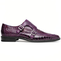 Marco Di Milano Napoli Purple Leather Luxury Loafers