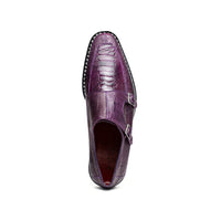 Marco Di Milano Napoli Purple Leather Luxury Loafers