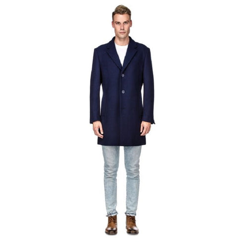 Navy Blue Peacoat - Navy Mens Peacoat