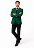 Neil Allyn Career Basics Men's Augusta Green Polyester Blazer Jacket