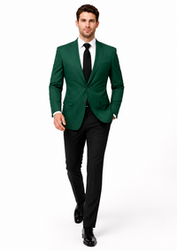 Neil Allyn Career Basics Men's Augusta Green Polyester Blazer Jacket