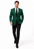 Neil Allyn Career Basics Men's Augusta Green Polyester Blazer Jacket