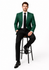 Neil Allyn Career Basics Men's Augusta Green Polyester Blazer Jacket