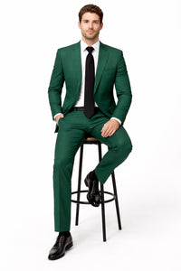 Neil Allyn Career Basics Men's Augusta Green Polyester Blazer Jacket