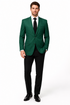 Neil Allyn Career Basics Men's Augusta Green Polyester Blazer Jacket