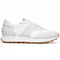 Zelli Roxi Italian Suede and Calfskin Luxury Sneaker in White