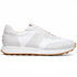 Zelli Roxi Italian Suede and Calfskin Luxury Sneaker in White