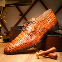 Marco Di Milano Nilo Brandy Leather Luxury Shoe