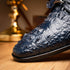 Marco_Di_Milano Nilo Navy Leather Luxury Shoe