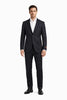 Novello Black, Modern Fit, Pure Wool Suit by Tiglio Luxe