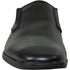 Bravo Mens Plain Pointy Square Toe Dress Loafer in Black - Men's Dress Shoes