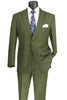 Olive Windowpane 2 Piece Modern Fit Suit