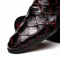 Marco_Di_Milano Olivieri Blackcherry Leather Shoe