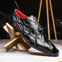 Marco Di Milano Olivieri Black Leather Shoe