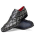 Marco Di Milano Olivieri Gray Pirarucu Dress Shoe Oxfords