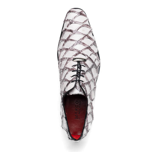 Marco Di Milano Olivieri Newspaper Pirarucu Dress Shoe Oxfords