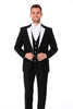 Men’s Black and White Tuxedo Shorts Suit – Modern Formal Tuxedo with Short Pants for Wedding, Party and Special Events