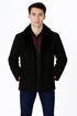 Original Long Sheepskin Black Western Jacket
