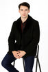 Original Long Sheepskin Black Western Jacket