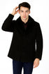 Original Long Sheepskin Black Western Jacket