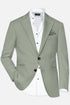 Men’s Sage Green Blazer – Two Button Notch Lapel Formal Jacket for Wedding, Summer and Party Wear in Light Green Sport Jacket