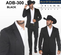 Men’s Black Western Blazer – Cowboy Sport Coat with Western Yoke Design