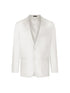 Men’s White Tuxedo Jacket – Two-Button Formal Dinner Blazer for Weddings, Prom and Events