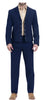 Mens Navy Blue Western Blazer Set – Cowboy Style Jacket and Pants Outfit Classic Country Western Blazer