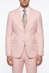 Men’s Light Pink 2 Piece Suit, Formal Dress Suit for Weddings, Prom, Parties, Summer Events Slim Fitted By Vitali