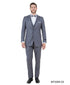 Men's Medium Grey Western 3-Piece Tuxedo Suit with Vest – Cowboy Style Formal Country Outfit