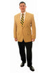 Men’s Camel Blazer, Classic Two Button Business Casual Wedding Summer Sport Coat Jacket in Khaki Bronze Color Modern Fit