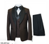 Men’s Chocolate Brown Tuxedo Suit – 3 Piece Shawl Lapel Wedding, Prom and Formal Dinner Tuxedo
